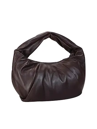 LES VISIONNAIRES | Bolso de cuero - Hobo GRETA ESSENTIAL SILKY | dunkelrot